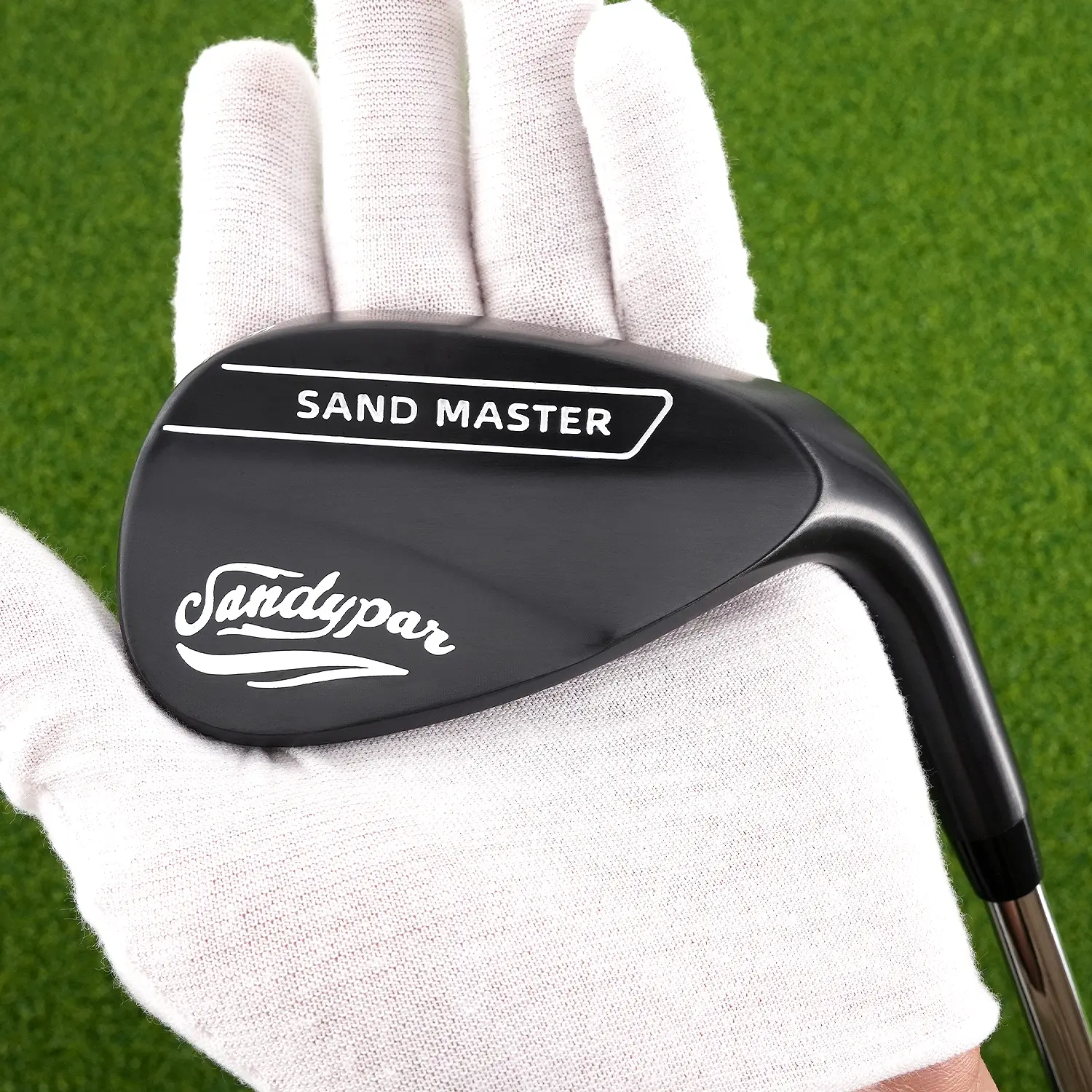 WUDAY Sand Master Tour Satin Golf Wedge Set (52°, 56°, 60°) – Right Hand, Low CG, Stepped Steel Shaft, Matte CNC Milled Face, Anti-Slip Rubber Grip – Gap, Sand, & Lob Wedge Accessories Matte Laser Logo Sand Wedge