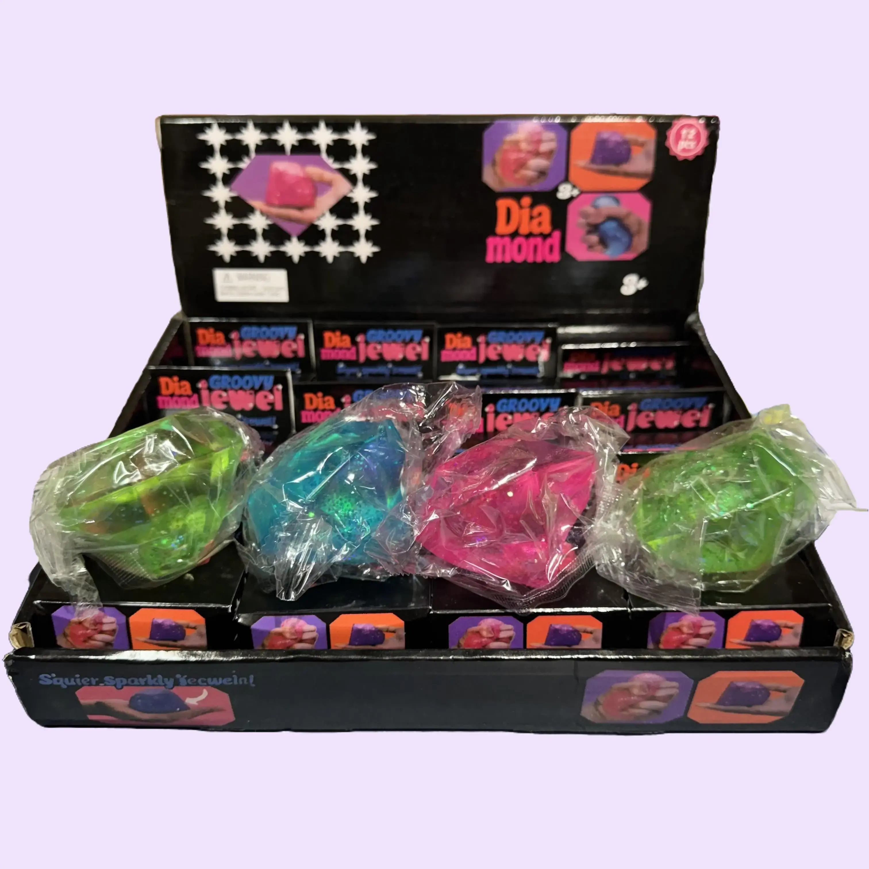 Diamond Gem Shaped Stress Relief Squishy Toy