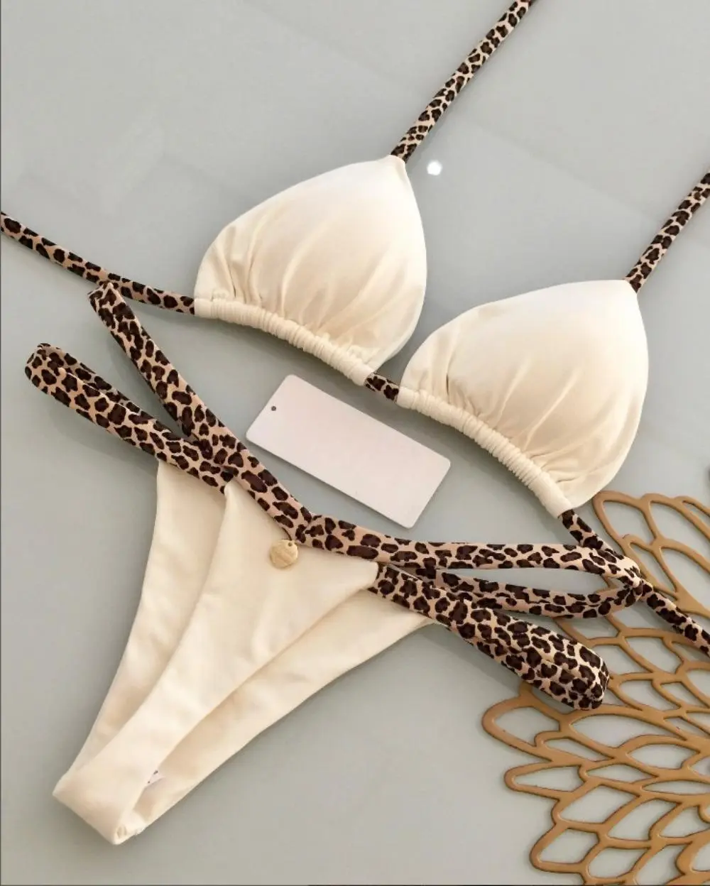 2025 Brazilian Bikini Set - Sexy Tie-Side Swimsuit Bikinis de Mujer for Beach & Pool