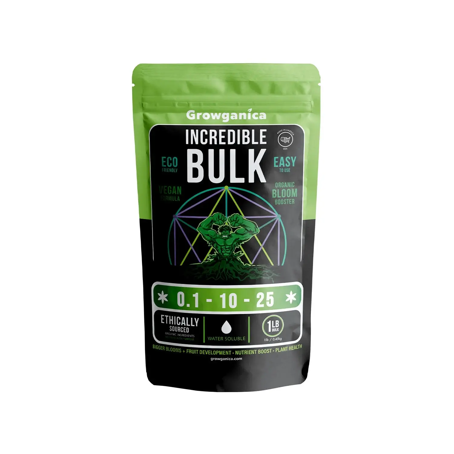 Incredible Bulk – Organic Bloom Booster (0-10-25) by Growganica