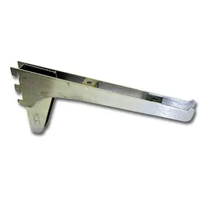 212 MAIN KV0185 ANO 16 KV Heavy Duty Double Slot Anochrome Shelf Bracket, 16 in., Mounting Brackets for Household Appliance Parts & Accessories