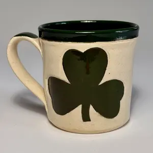 Matt Burton Pottery, Shamrock mug
