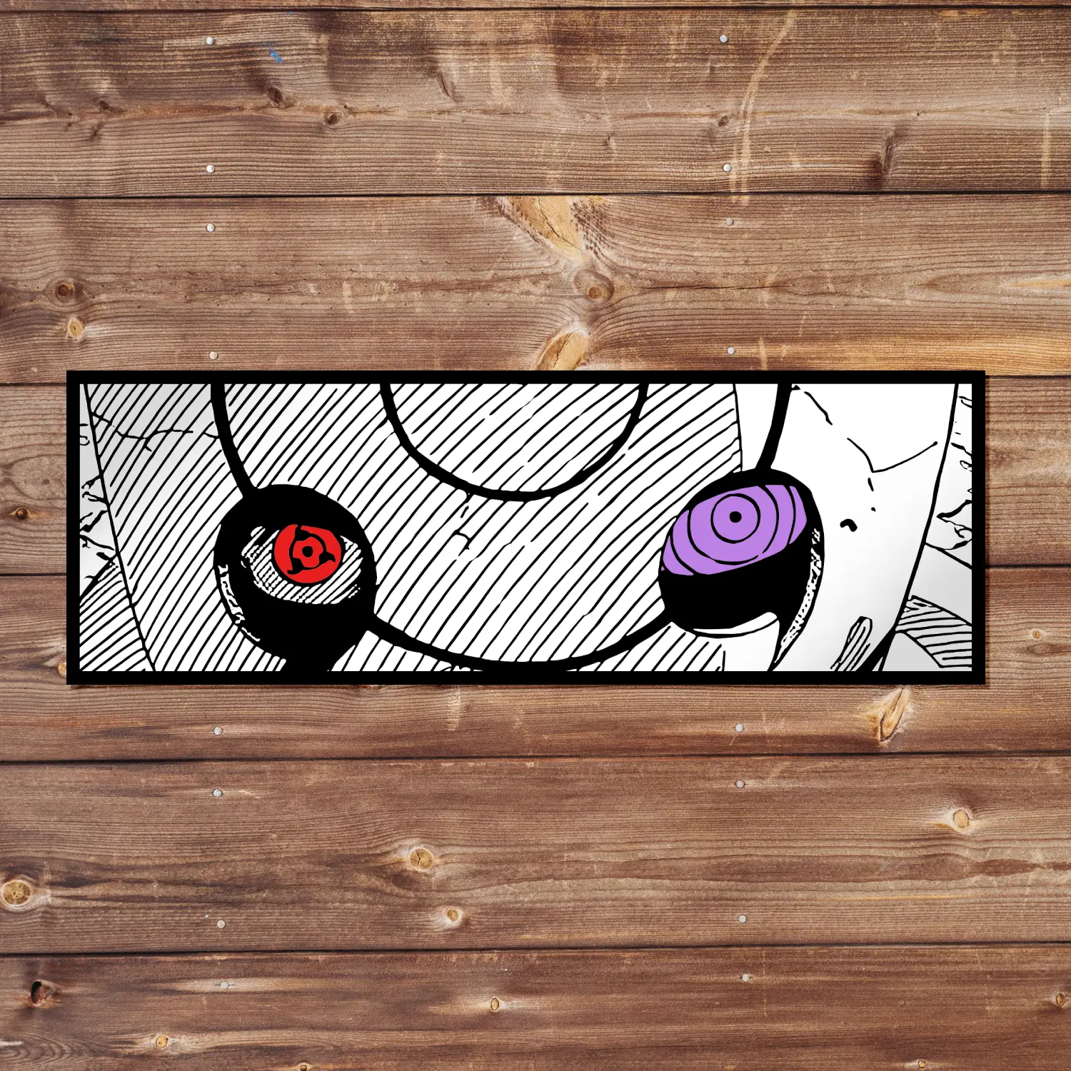 Obito Vinyl Sticker Pack - Handmade JDM Slapper Sticker for Waterproof Window, Laptop, Kindle, and Water Bottle
