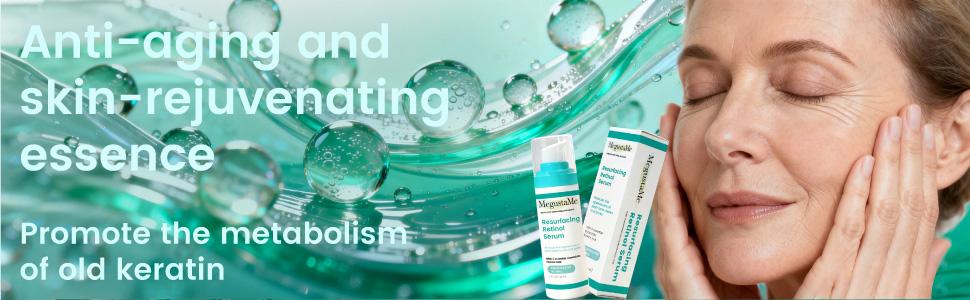 MegustaMe Retinol Skin Renewal Serum, Skin Science Development, Triple Ceramides, Licorice Root, Fades Acne Marks, Shrinks Pores, Anti-Early Aging, Repairs Barrier