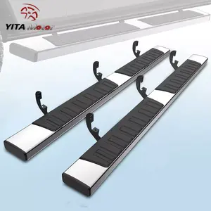 YITAMOTOR 6 inches Running Boards for 2019-2024 Chevrolet Silverado 1500/GMC Sierra 1500, 2020-2024 Silverado 2500HD 3500HD Double Cab/Sierra 2500HD 3500HD Double Cab