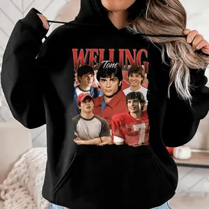 Tom Welling Shirt Tom Welling American Actor T-Shirt Funny Bootleg Merch Fans Gift Vintage Re Hoodied Classic Everyday H Hoodied Hoodies for Men & Women