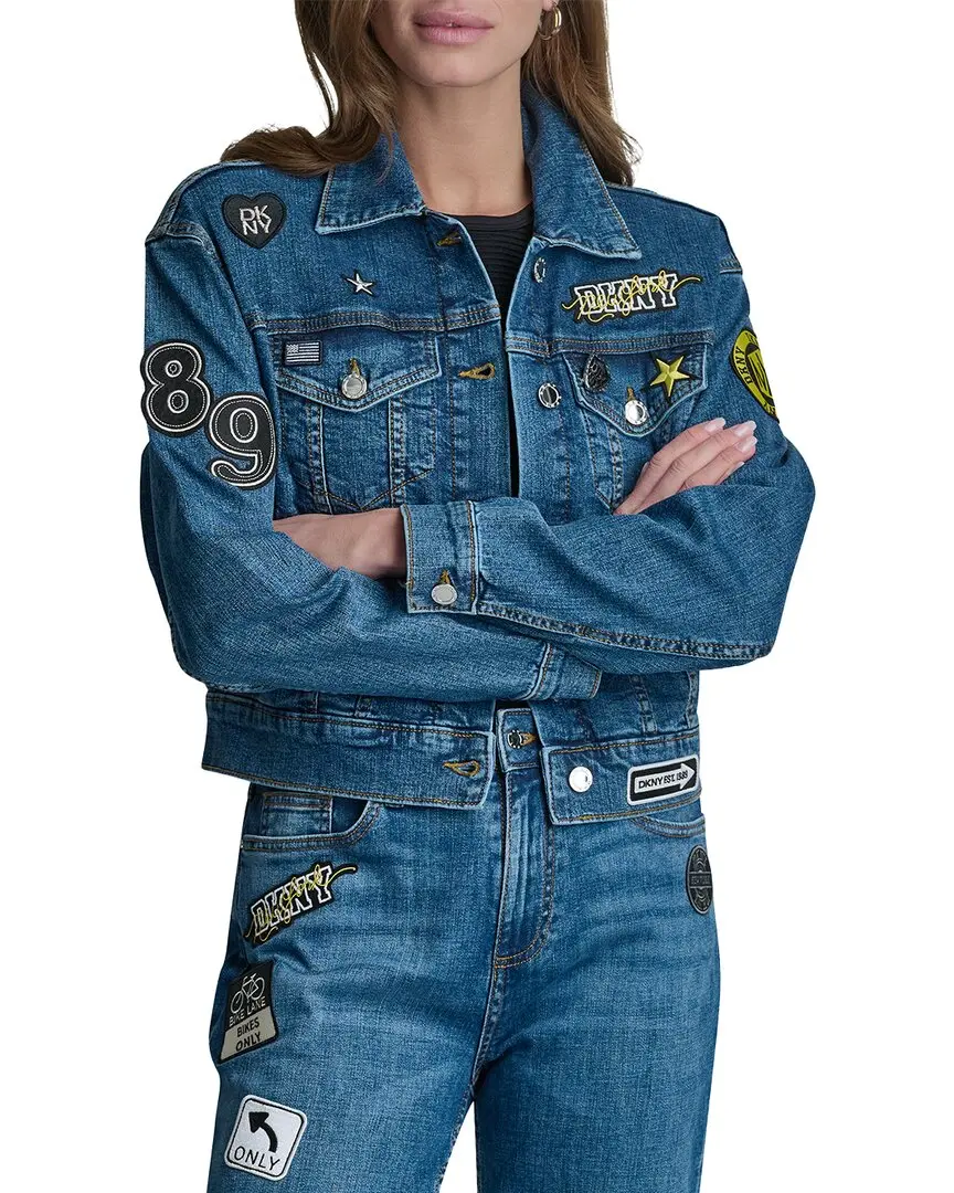 DKNY 1989 Pins & Patches Tribeca Wash Jacket
