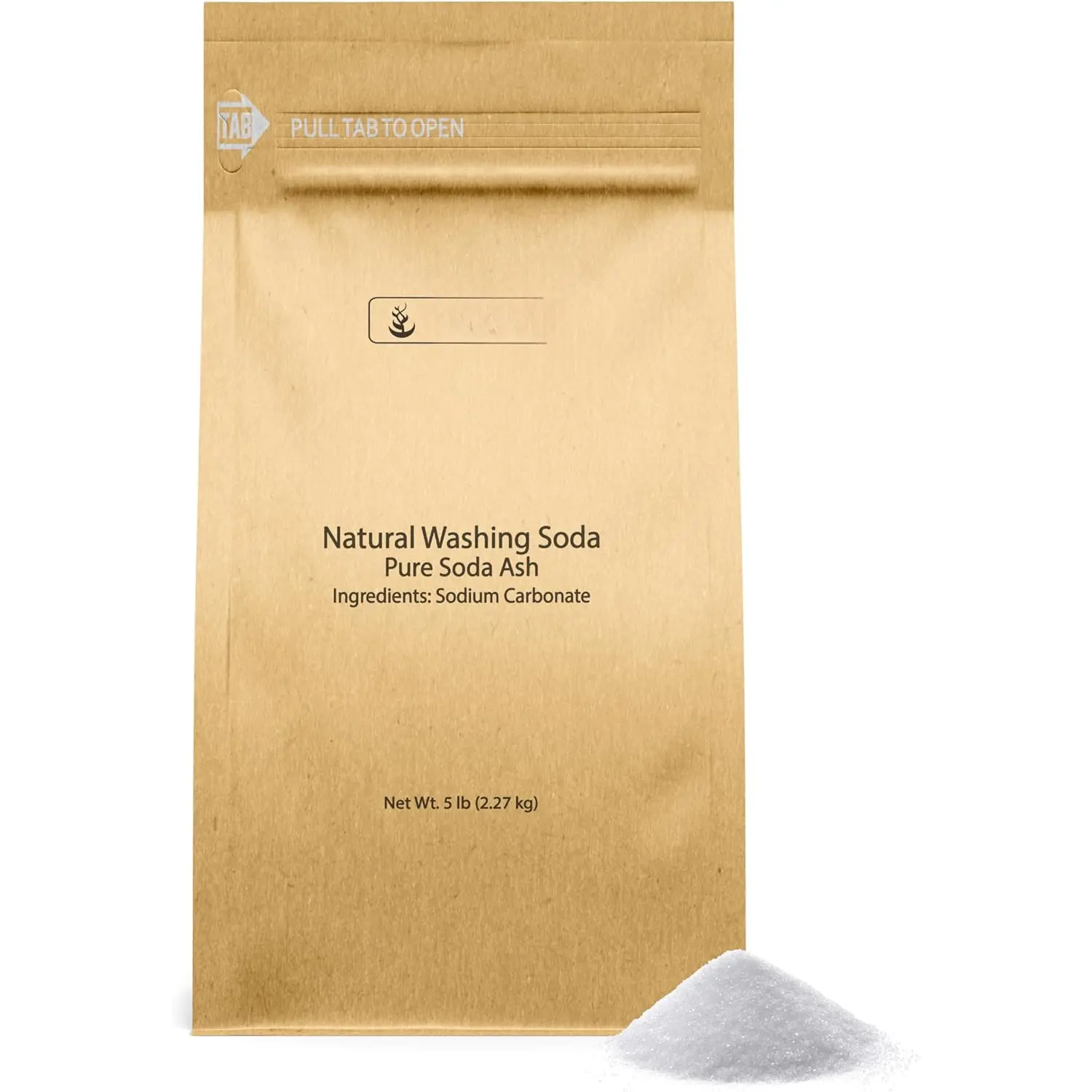 Washing Soda (5 lb) Multipurpose Cleaner, Water Softener, Stain Remover.