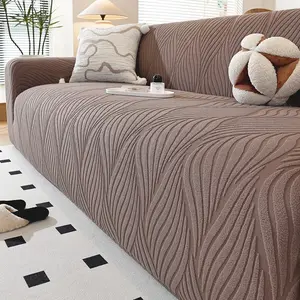 Large Leaf Sofa Cover, All-In-One Full Coverage Washable Sofa Slipcover, Reusable Universal Couch Sofa Protector, Suitable for All Seasons