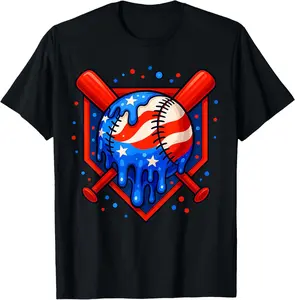 Ice Cream Baseball Drip Respect The Drip Youth Boy Baseball T-Shirt YOUNG BOYS graphic tee