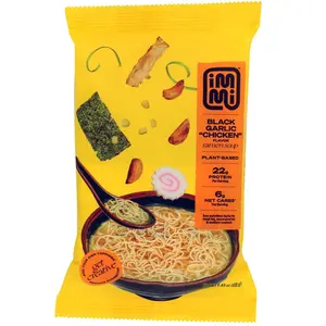 Immi Ramen Black Garlic Chicken Noodles - 2.43 oz. instant ramennoodles instant food