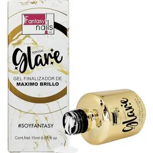 Fantasy Nails GLARE Top Coat Extra Shine - 15ml for Long-Lasting Nail Care