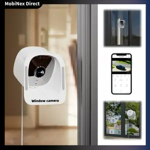 2MP 1K Aquarium & Terrarium Pet Camera.Magnetic Install & Close-Focus Lens for Fish,Lizard, Reptile Pet and Window Bird Feeder,2.4GHz WiFi,Night Vision,Auto-focus,24/7 Recording