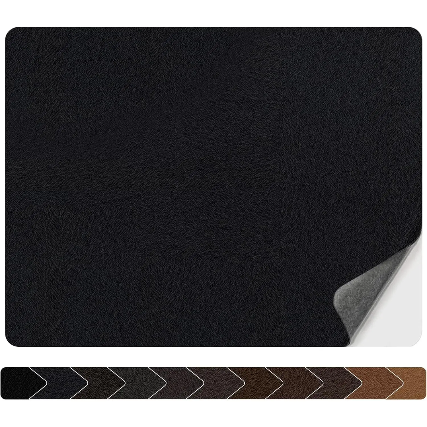 Leather Repair Patch 8x11 inch Self-Adhesive Leather Repair Tape, Scratch/Holes Vinyl Repair Kit for Couch,  Seat, Sofas, DIY Furniture Upholstery, Chair, Jackets, First-aid (Black)