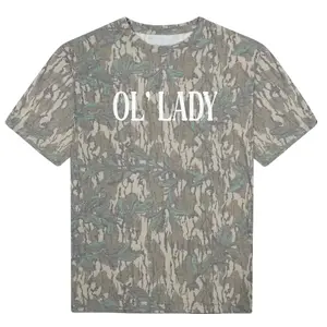 Ol Lady T-Shirt - Mossy Oak Logo T-Shirt, Mossy Oak Greenleaf Tee, Hunting Season Shirt, Hunting Shirt, Gift for Dad, Gift For Him