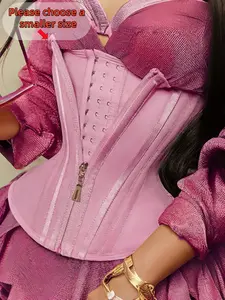 YZY Curve 1 Count Women's Solid Zipper Waist Trainer, Fajas, Adjustable, Hook & Eye Closure Waist Cincher Shaper for Women, Sports Support for Indoor Outdoor Wear, High Waist Girdle, Shapewear Belts, Corset, Womenswear, Suitable For Daily Wear Or Party