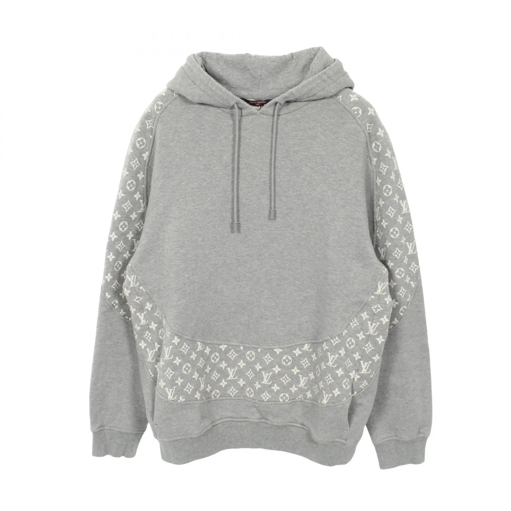 Pre-owned Louis Vuitton Cotton Small Leather Goods Monogram Circle Cut Hoodie Top