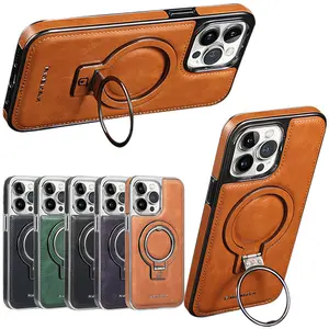 Compatible with iphone 17pro max/16/15/14/13/12 stand  adhesive  ring full package anti-drop case - hn912-3