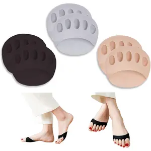 Metatarsa Foot Pads(3pairs) Reusable Soft Ball of Foot Cushions Forefoot Pads for Women Prevention Pain Relief Honeycomb Fabric Foot Pads Footwear Shoe