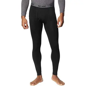 32 Degrees Men's 2-Pack Performance Lightweight Thermal Baselayer Legging Pant, Black/Black, X-Large