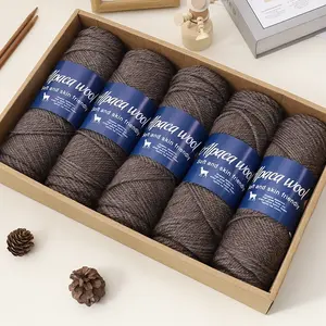 100g/ball Wool Yarn, Warm Lightweight Knitting Yarn, Crochet Yarn for Sweater, Scarf, Hat, Gloves, DIY Crochet Supplies