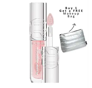 Plump Ambition pH Hyaluron Lip Oil, Color Shifting Lip Tint with 24HR Hydration, Volumizing Shine and Lasting Color, L'Oreal Paris