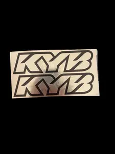 KYB fork stickers