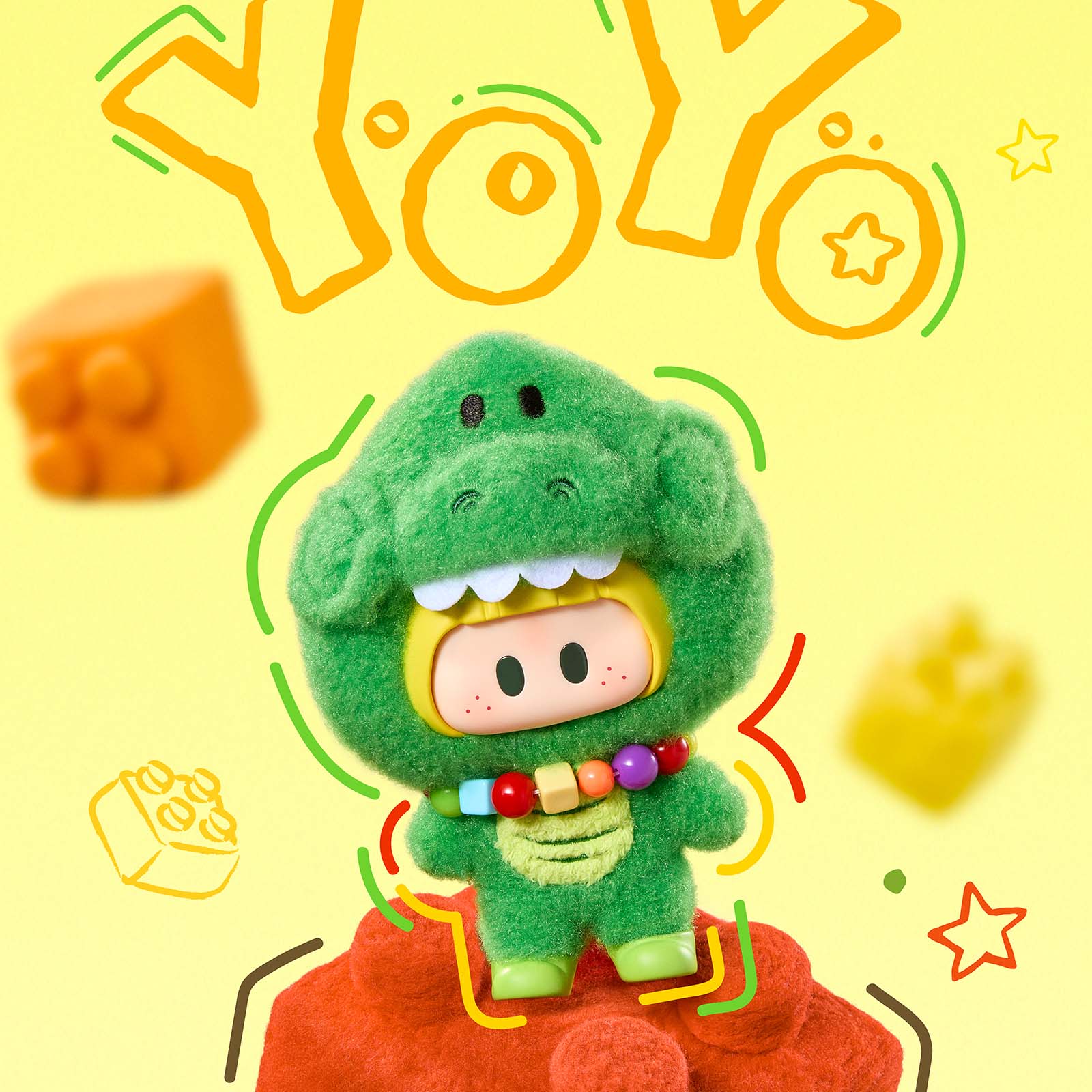 MINISO Toy Story 5x YOYO Cute Cosplay Series Mystery Blind Box Keychain Accessory, Kawaii PVC Chibi Cartoon Character Vinyl Plush Figurine Bag Charm, Collectible Miniature Toy, Surprise Gift for Pixar Fans, Holiday Birthday Cool Key Ring