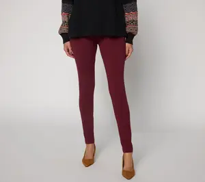 LOGO by Lori Goldstein Petite Full Length Pull On Legging
