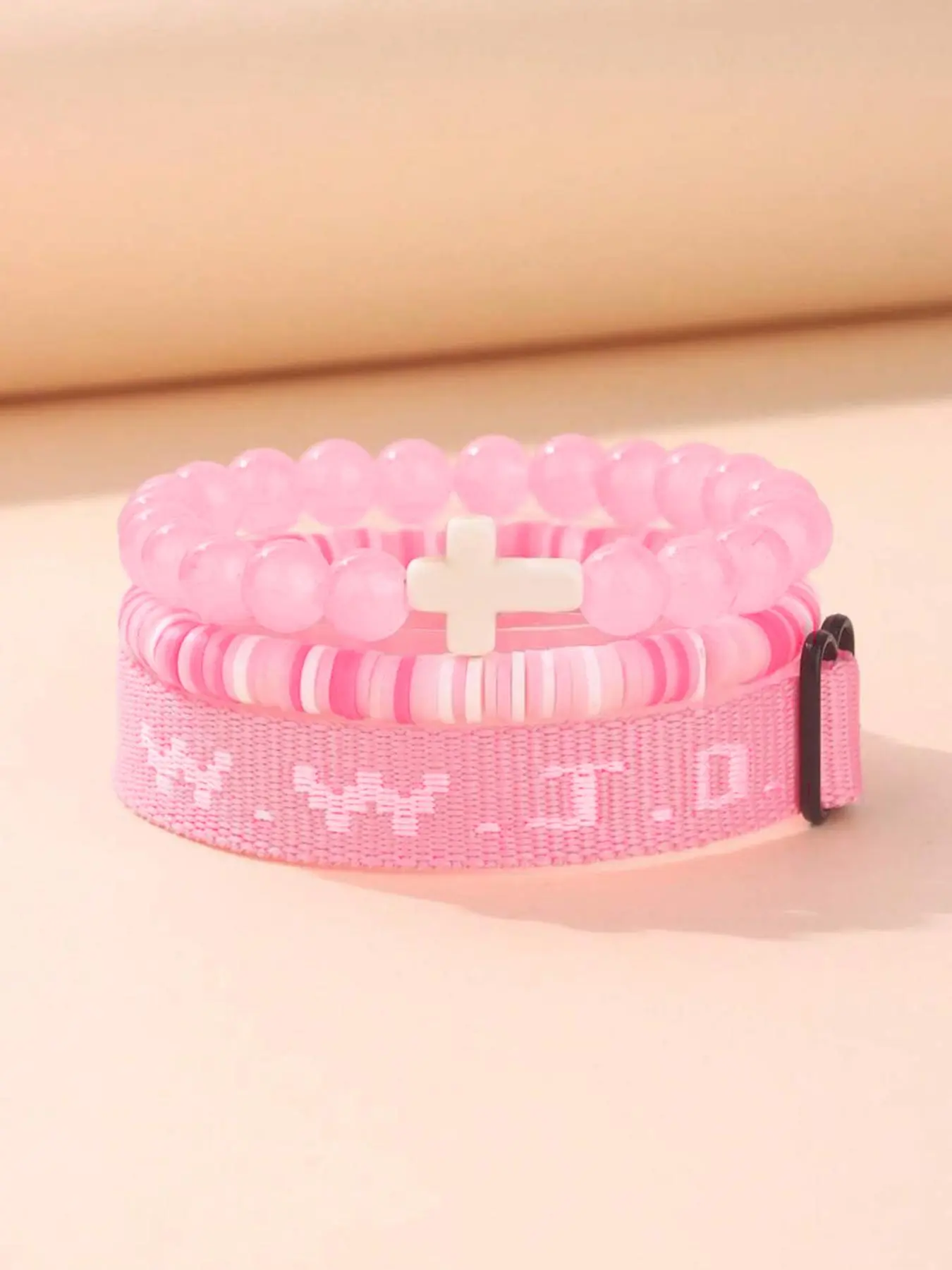 Wwjd Beaded Bracelet With Cross Charm, Exquisite Religious Jewelry Gift For Birthday, Cross Bracelets Wwjd Beaded Bracelet With Cross Charm, Exquisite Religious Jewelry Gift For Birthday, Cross Bracelets
