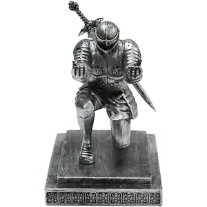 Knight Pen Holder  Cool Desk Accessories and Organizers Executive Soldier Knight Pen Holder Nice Christmas Gift for Boyfriend Husband Dad Son
