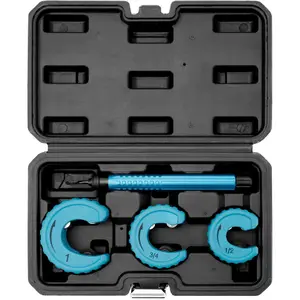 4- Copper Tubing  Set, Pipe  Tool, Includes 1/2", 3/4",1" Tube Cutters, 1 Deburring Tool with Storage Case