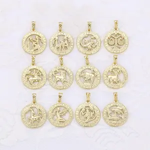 Zodiac Charm - 14K Gold-Plated