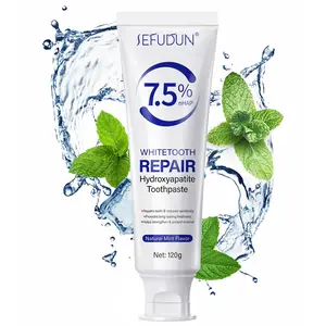 Sefudun Hydroxyapatite Toothpaste 120g, Teeth Care Toothpaste, Remineralizing Toothpaste, Oral Hygiene, Gentle Mint Flavor, Fresh Breath, Daily Use, Promote Oral Health