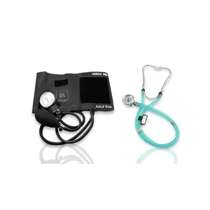 EMI Sprague Rappaport Stethoscope & Adult Blood Pressure Aneroid Sphygmomanometer Cuff kit Set # 340