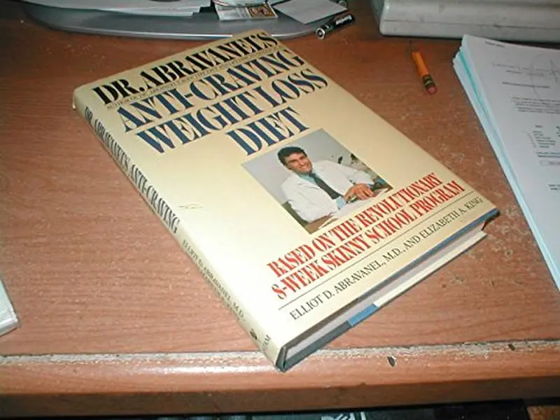USED Book - Dr. Abravanel's Anti-Craving Weight Loss Diet: Based on the 8-Week Skinny School Program by Elliot D. Abravanel (Hardcover) - english
