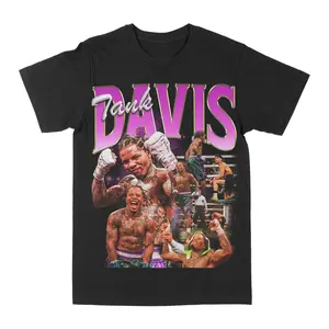 Tank Davis "Bended Knee" Graphic Tee 90s Unisex Streetwear adult and Youth Tee - Retro Vibe, Bold Style