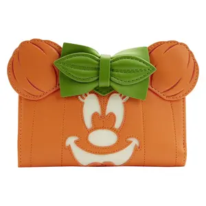 Minnie Mouse Glow in the Dark Pumpkin Flap Wallet