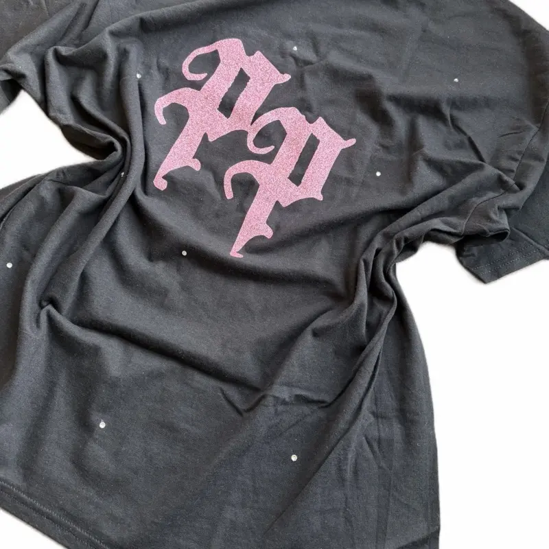 Peso Double P PINK Rhinestone Tee