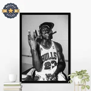 Michael Jordan Poster, Michael Jordan Wall Art, Poster, Vintage Poster, Wall Art, Gift For Him, Motivational Sport Poster