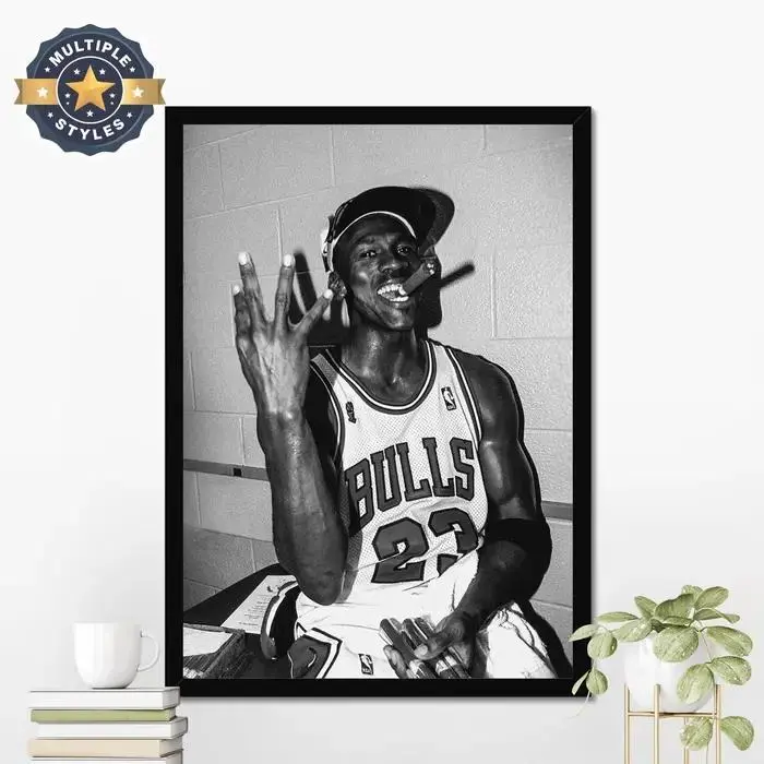 Michael Jordan Poster, Michael Jordan Wall Art, Poster, Vintage Poster, Wall Art, Gift For Him, Motivational Sport Poster