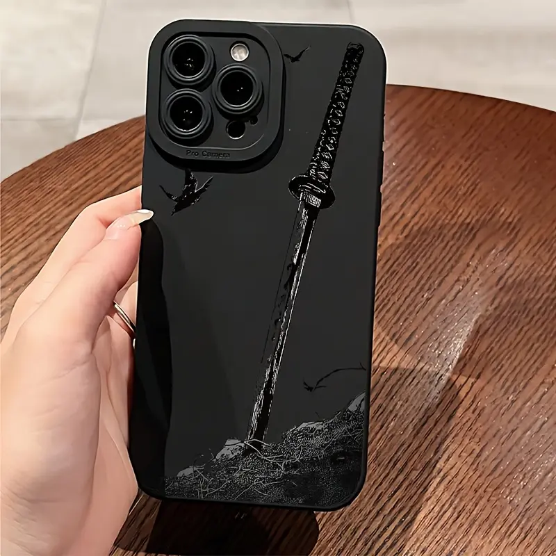 for iPhone13 A Stylish Sword Design Phone Case That Fits Iphone Models 16, 15, 14, 13, 12, 11, Mini, Plus, Pro, And Max Series, Perfect As a Gift for Both Male And Female Friends.
