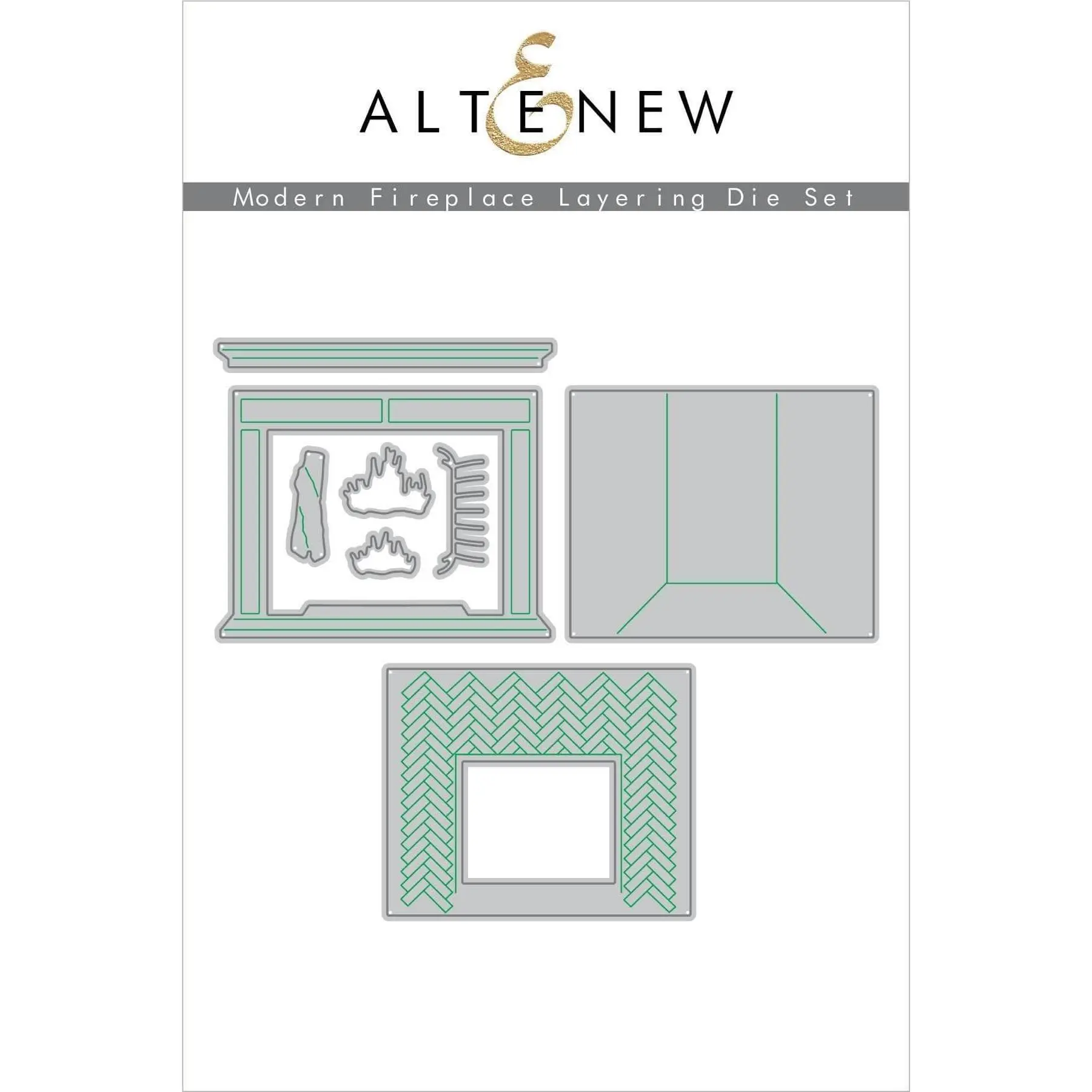 Modern Fireplace Layering Die Set
