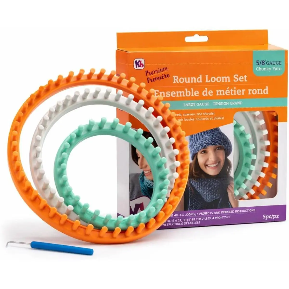 'Premium' Chunky Round Knitting Loom Set