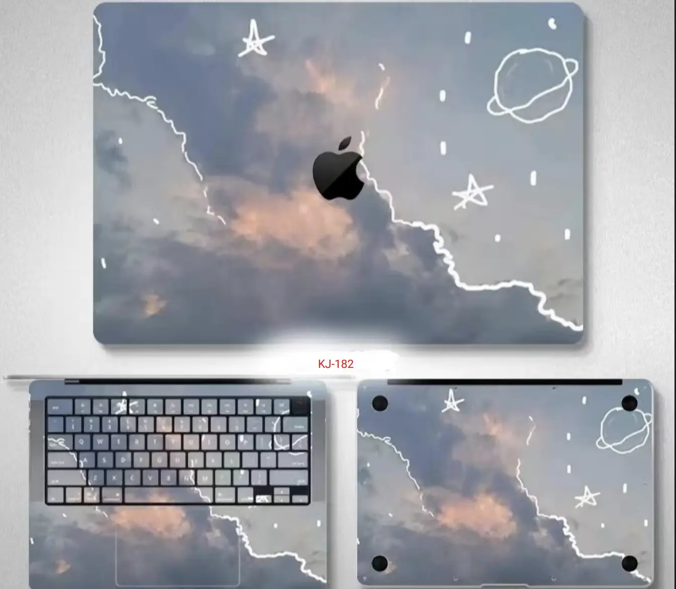 Brilliant Full Body Laptop Skin Compatible with MacBook Air 15” 2023 (A2941)