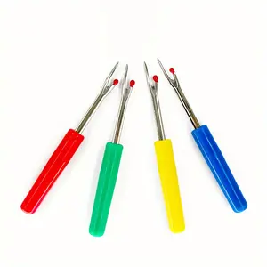4pcs Small Plastic Seam Ripper Set for Sewing & Cross Stitch, Durable Easy-To-Use Seam Cutter Tools for Crafting Projects, Sewing Accessories, Cross Stitch Supplies