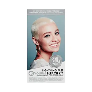 Punky Colour Silky Conditioning Bleach Pack - Vegan-Safe Hydrating Home-Use Hair Lightening Solution for Blonde & Platinum Hair, Blonde Highlights