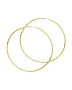Sterling Forever 2.75" Infinity Hoops