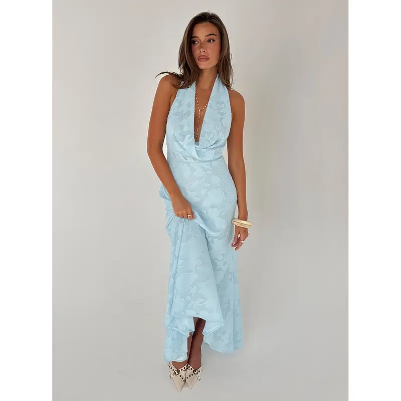 blue flower dress princess polly Emily Maxi Dress Blue Floral