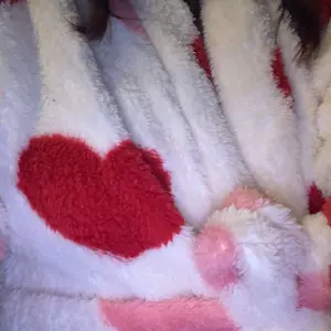 Women's Heart Print Belted Pocket Lounge Robe, Casual Long Sleeve V Neck Warm Robe, Ladies Sleepwear for Fall & Winter, Night Gown